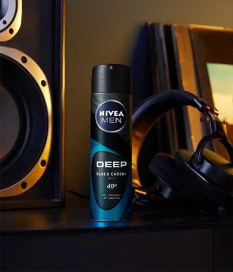 Nivea Men Deep Black Carbon Beat 150 ml