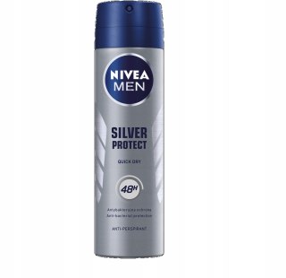 Nivea Men Dezodorant w spray 150ml Silver Protect