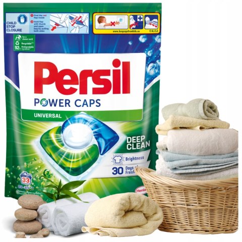 Persil Power Caps Kapsułki do Prania Bieli i jasnych 33 szt