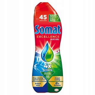 Somat Excellence Duo Gel żel do zmywarki do mycia naczyń 45 myć 810 ml