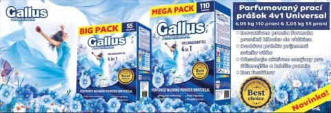 GALLUS PROSZEK PERFUM.FOLIA 6,6*KG/120P 4W1 UNIWER