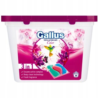 Gallus Color Triple Action Kapsułki do Prania 3w1 30szt