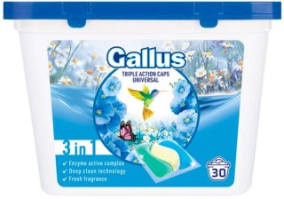 Gallus Triple Action Kapsułki do Prania Universal 3w1 30szt