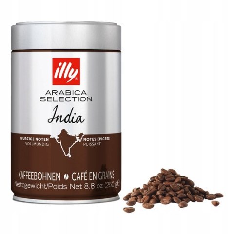 Illy monoarabica India kawa ziarnista 250 g puszka