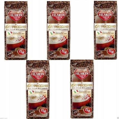 Kawa cappuccino Hearts kakaonote 1 kg