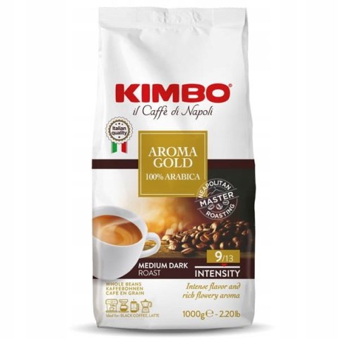 Kawa ziarnista Kimbo Aroma Gold 1kg