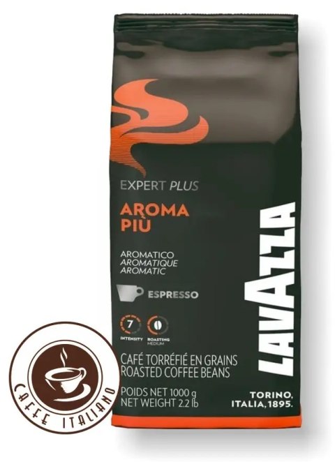 Kawa ziarnista LavAzza Expert Aroma PIU 1kg