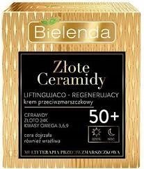 Krem do twarzy Bielenda Złote Ceramidy 50+ 0 SPF dzień i noc 50 ml