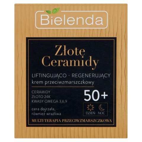 Krem do twarzy Bielenda Złote Ceramidy 50+ 0 SPF dzień i noc 50 ml