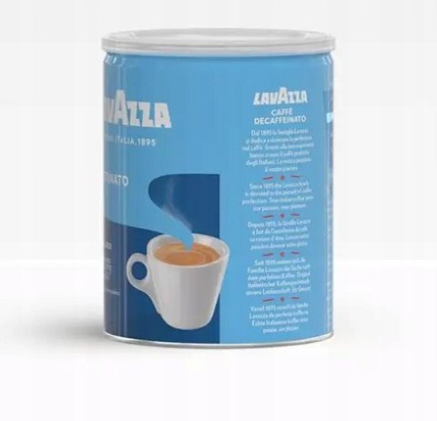 Lavazza DEK Bezkofeinowa 250g Kawa Mielona PUSZKA