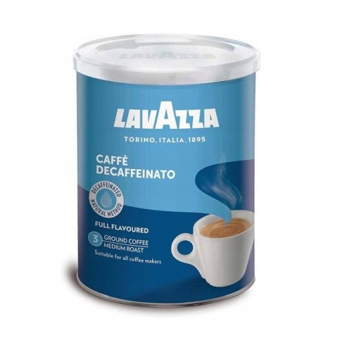 Lavazza DEK Bezkofeinowa 250g Kawa Mielona PUSZKA