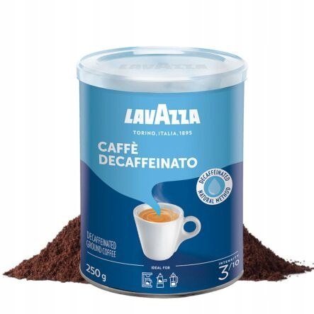 Lavazza DEK Bezkofeinowa 250g Kawa Mielona PUSZKA