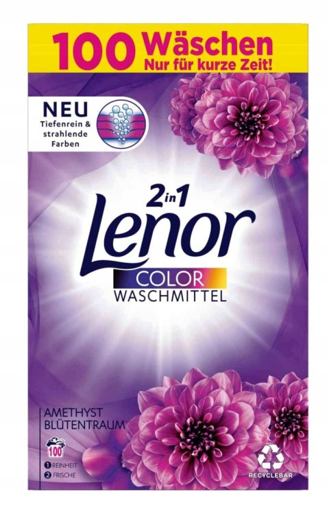 Lenor Amethyst proszek kolor 100 prań 6g DE