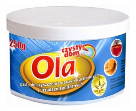 OLA pasta do czyszczenia naczyń zlewozmywaków 250g