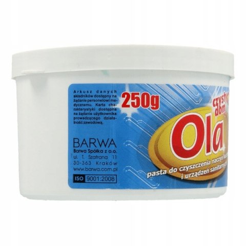 OLA pasta do czyszczenia naczyń zlewozmywaków 250g