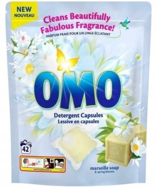 OMO Marseille Soap & Spring Blooms Kapsułki do prania, 42 sztuki