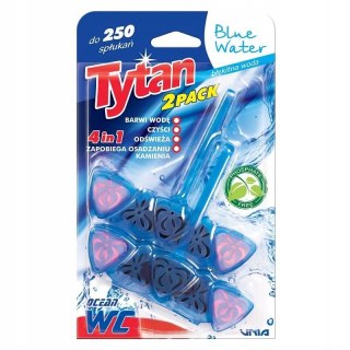 4w1 KOSTKA toaletowa DO WC TYTAN BLUE WATER 2x40g