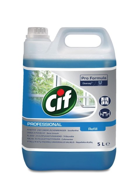 CIF płyn do szyb i luster Window& Multisurface Cleaner 5L