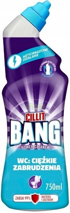 Cillit Bang Żel do WC Ciężkie Zabrudzenia 750ml