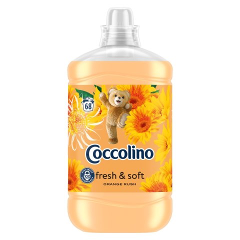 Coccolino Orange Rush Płyn do Płukania Tkanin Fresh & Soft 1,7L 68 prań