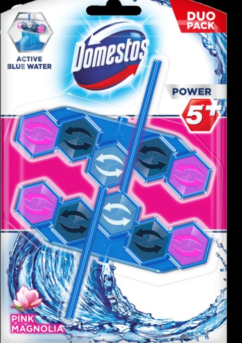 DOMESTOS Power 5+ kostka wc Water Ocean 2x55g