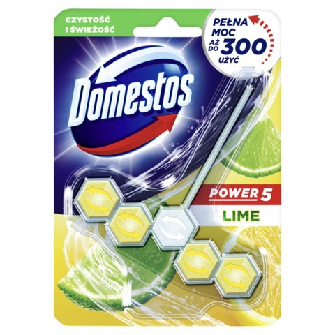 Domestos Power 5 LIME limonka Zawieszka kulki WC