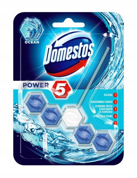 Domestos Power 5 Ocean Zawieszka kulki do WC 55g