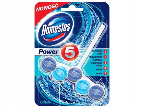 Domestos Power 5 Ocean Zawieszka kulki do WC 55g