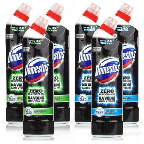 Domestos Zero Kamienia Lime Żel WC 750ml ZIELONY