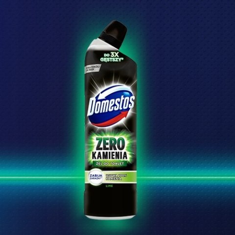 Domestos Zero Kamienia, żel do WC, niebieski 750ml