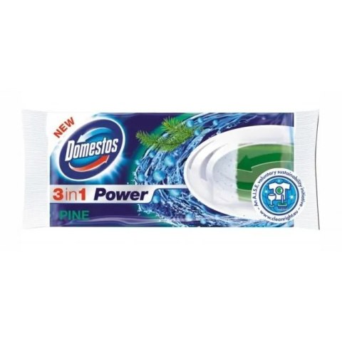 Domestos kostka toaletowa do WC 3w1 Pine zapas 40g