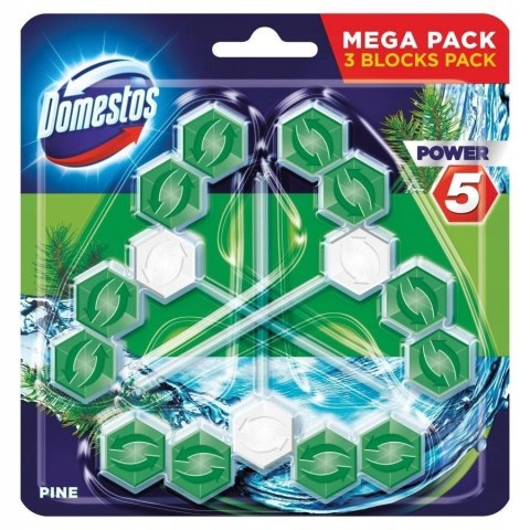 Domestos kulki zawieszki do WC 3x55g Pine