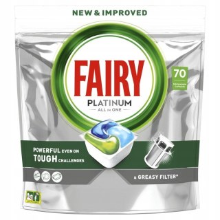 FAIRY PLATINUM ALL IN ONE 70 SZT. KAPSUŁKI DO ZMYWARKI TABLETKI