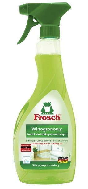 FROSCH Płyn do Kabin Prysznicowych Ekologiczny 500 ml Winogronowy