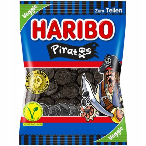 Haribo Piratos Żelki Lukrecjowe HARIBO Piraci Lukrecja DE