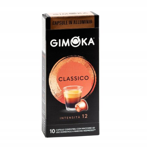 Kapsułki Nespresso Aluminiowe Gimoka Classico