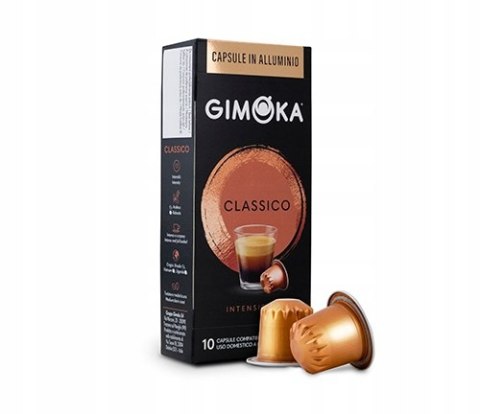 Kapsułki Nespresso GIMOKA SOAVE BEZKOFEINOWA 10szt