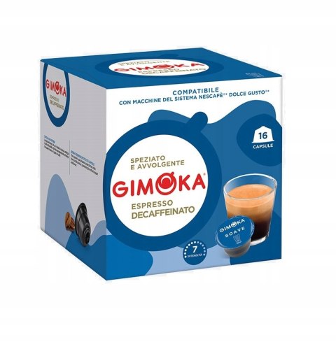 Kapsułki do Dolce Gusto Gimoka Bezkofeinowa