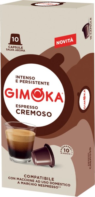 Kapsułki do Nespresso GIMOKA Cremoso Espresso 10