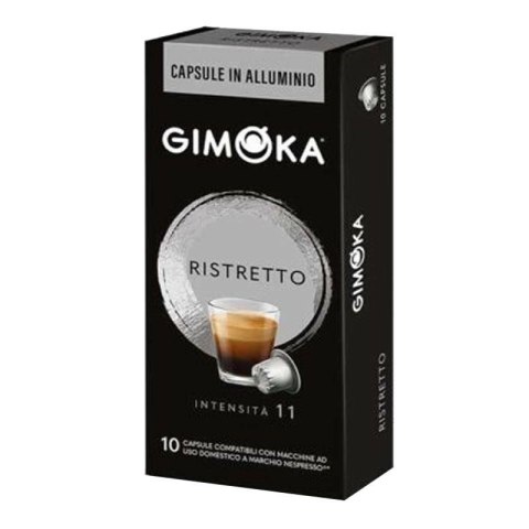 Kapsułki nespresso alumin. GIMOKA RISTRETTO 10szt