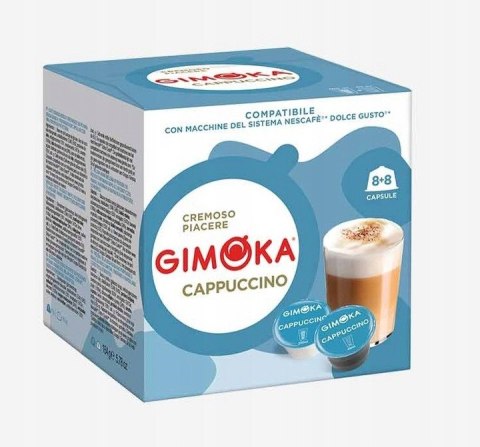 Kawa Kapsułki Gimoka CAPPUCCINO do Dolce Gusto 16