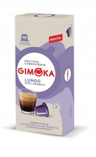 Kawa Kapsułki Gimoka LUNGO do Nespresso 10