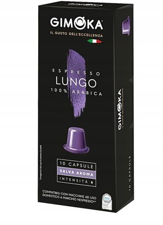 Kawa Kapsułki Gimoka LUNGO do Nespresso 10