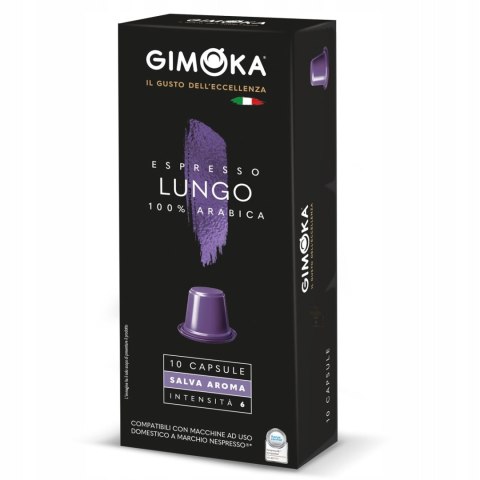 Kawa Kapsułki Gimoka LUNGO do Nespresso 10