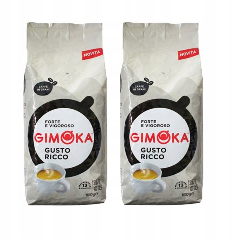 Kawa ziarnista Gimoka gusto ricco bianco 1kg