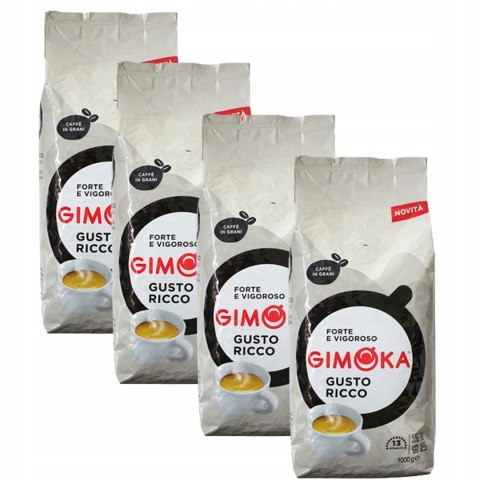 Kawa ziarnista Gimoka gusto ricco bianco 1kg