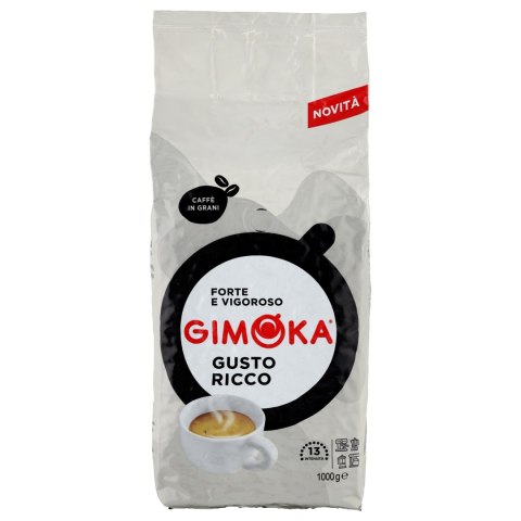 Kawa ziarnista Gimoka gusto ricco bianco 1kg