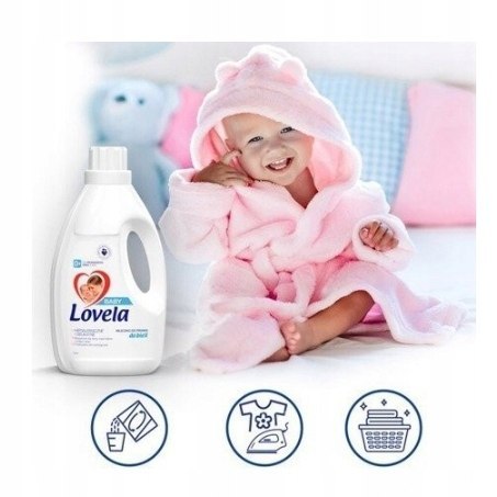 Lovela mleczko baby 1,45 l do prania biel