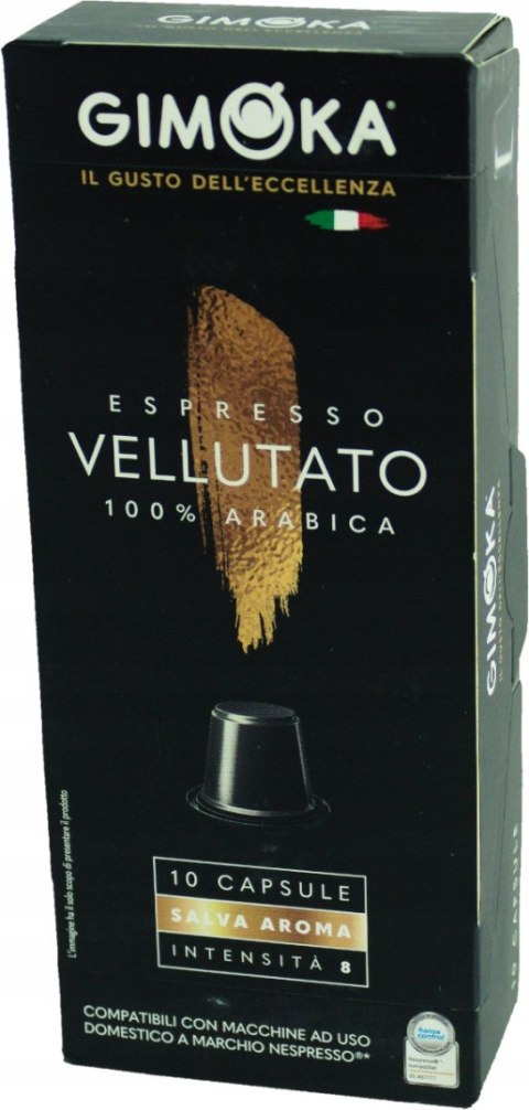 Nespresso GIMOKA VELLUTATO Nespresso Arabica 10szt