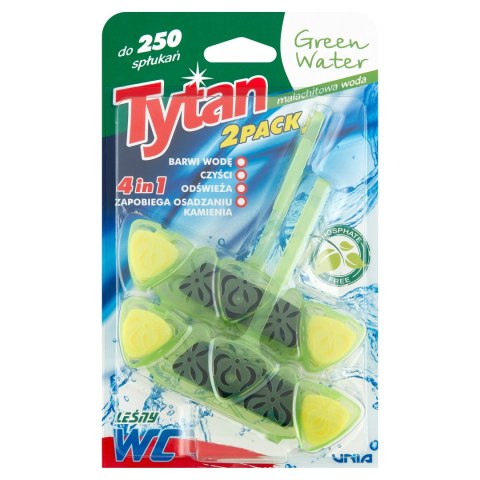 TYTAN Kostka toaletowa do WC Action 3 Forest 2x40g